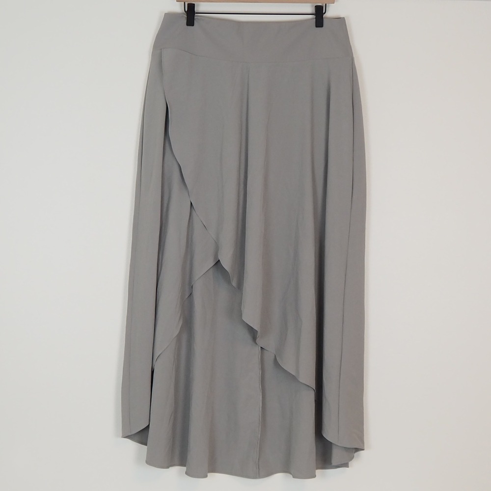 NWT‎ Halara Breezeful High Waisted High Low Maxi Skirt XL Flowy Built In Shorts